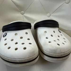 White Cross Kids' White and Black Slippers